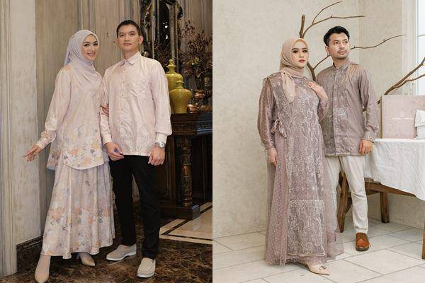 baju lebaran couple (instagram.com/citraciki/instagram.com/afsha.official)