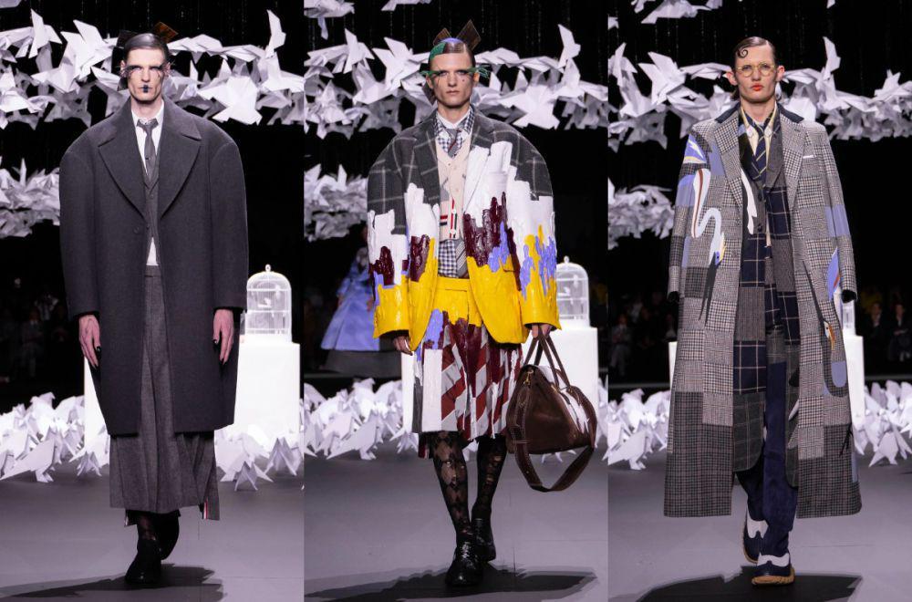 12 Koleksi Thom Browne di New York Fashion Week FW25, Artistik!