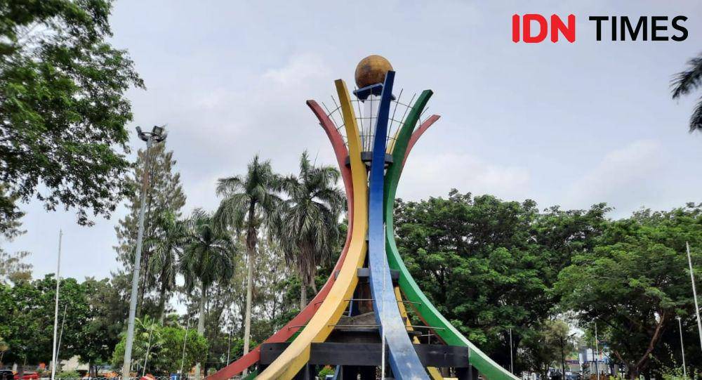 Taman Merdeka Kota Metro. (IDN Times/Martin L Tobing).
