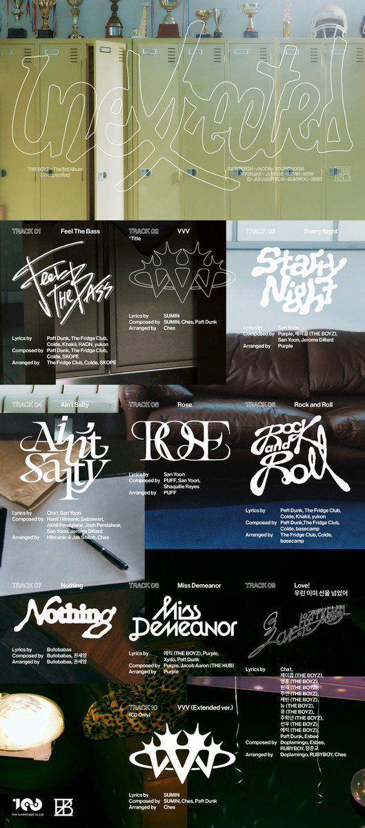 track list album comeback THE BOYZ (twitter.com/THEBOYZ_officl)