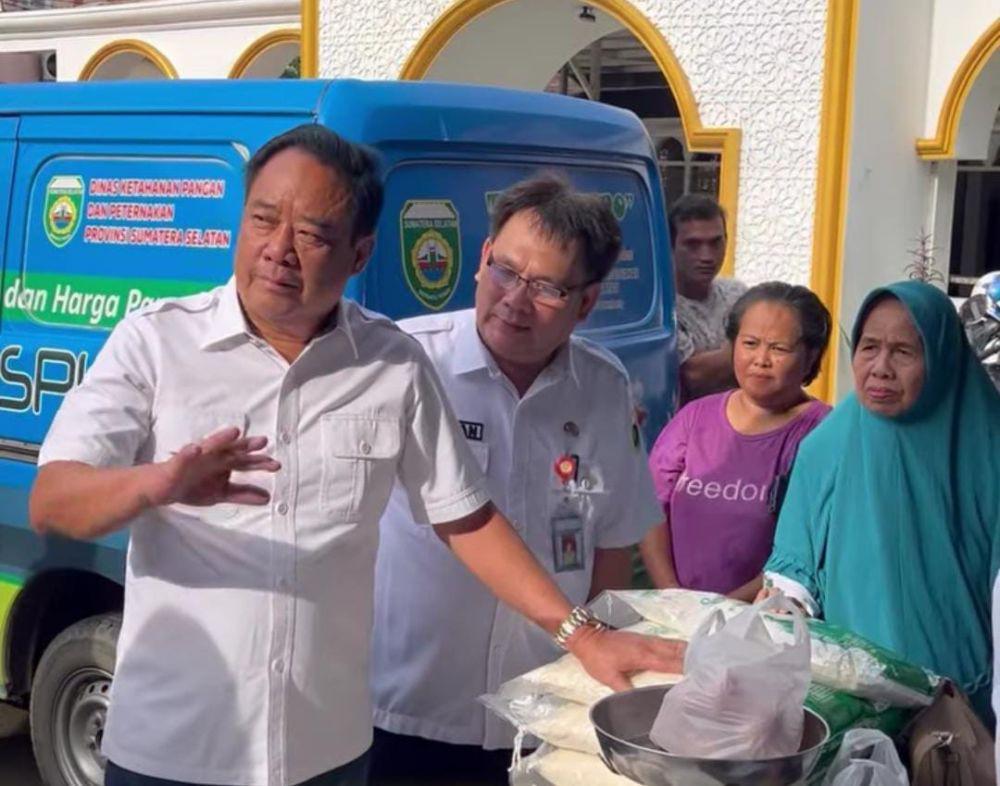 Cek Kondisi Pasar, Cik Ujang Pastikan Harga Pangan Masih Stabil