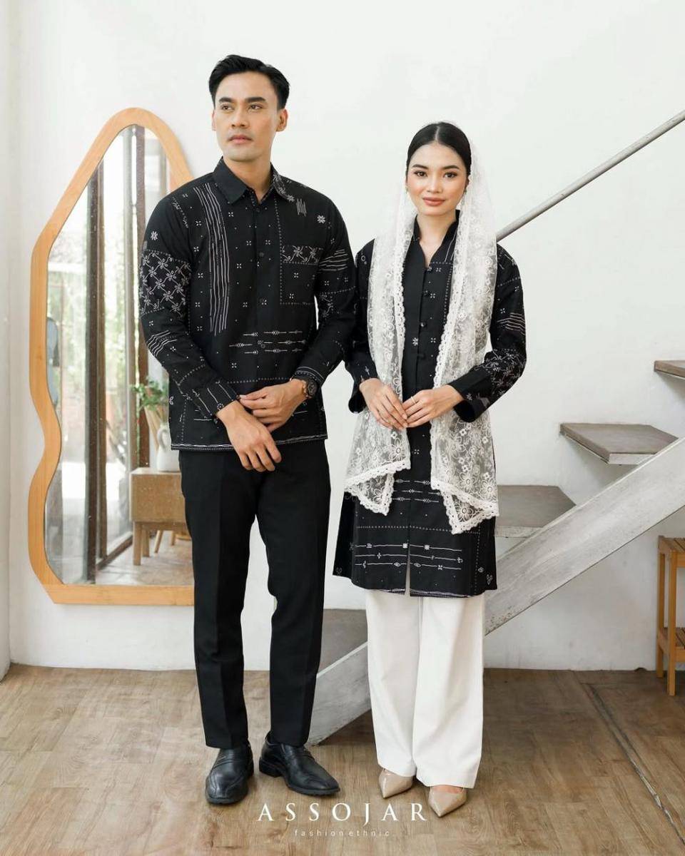 baju lebaran couple (instagram.com/assojar_fashion)
