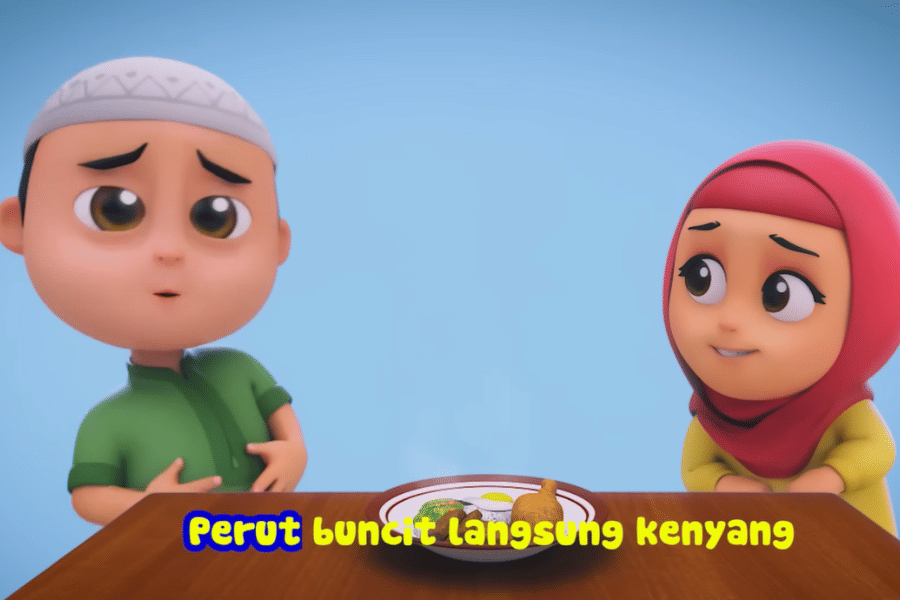 cuplikan kartun Nussa dan Rarra