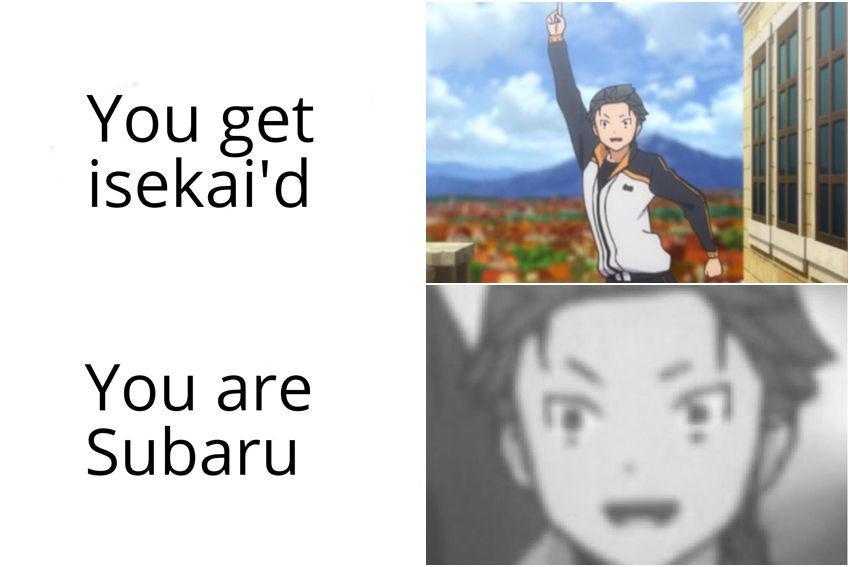 8 Meme Subaru dari Re:ZERO, Sudah Terbiasa dengan Kematian