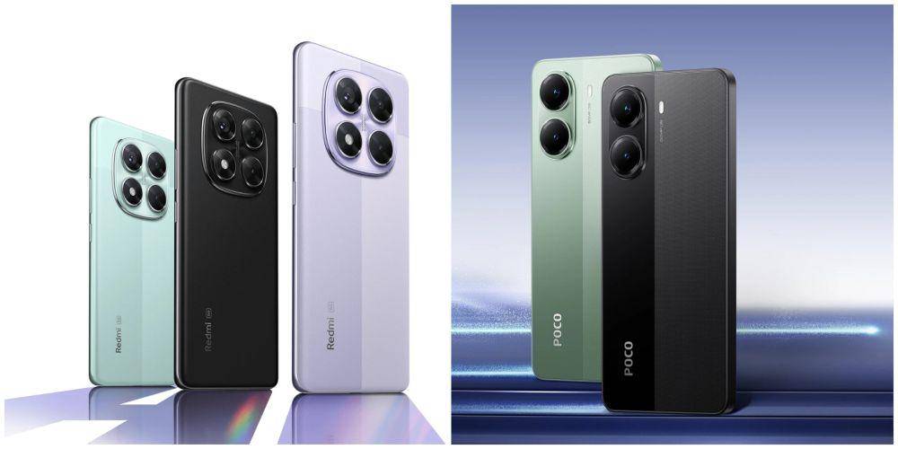 Redmi Note 14 Pro 5G (kiri) dan POCO X7 Pro 5G (kanan) (mi.co.id)