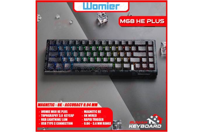 Womier M68 HE PLUS (tokopedia.com/Rumah-Keyboard)