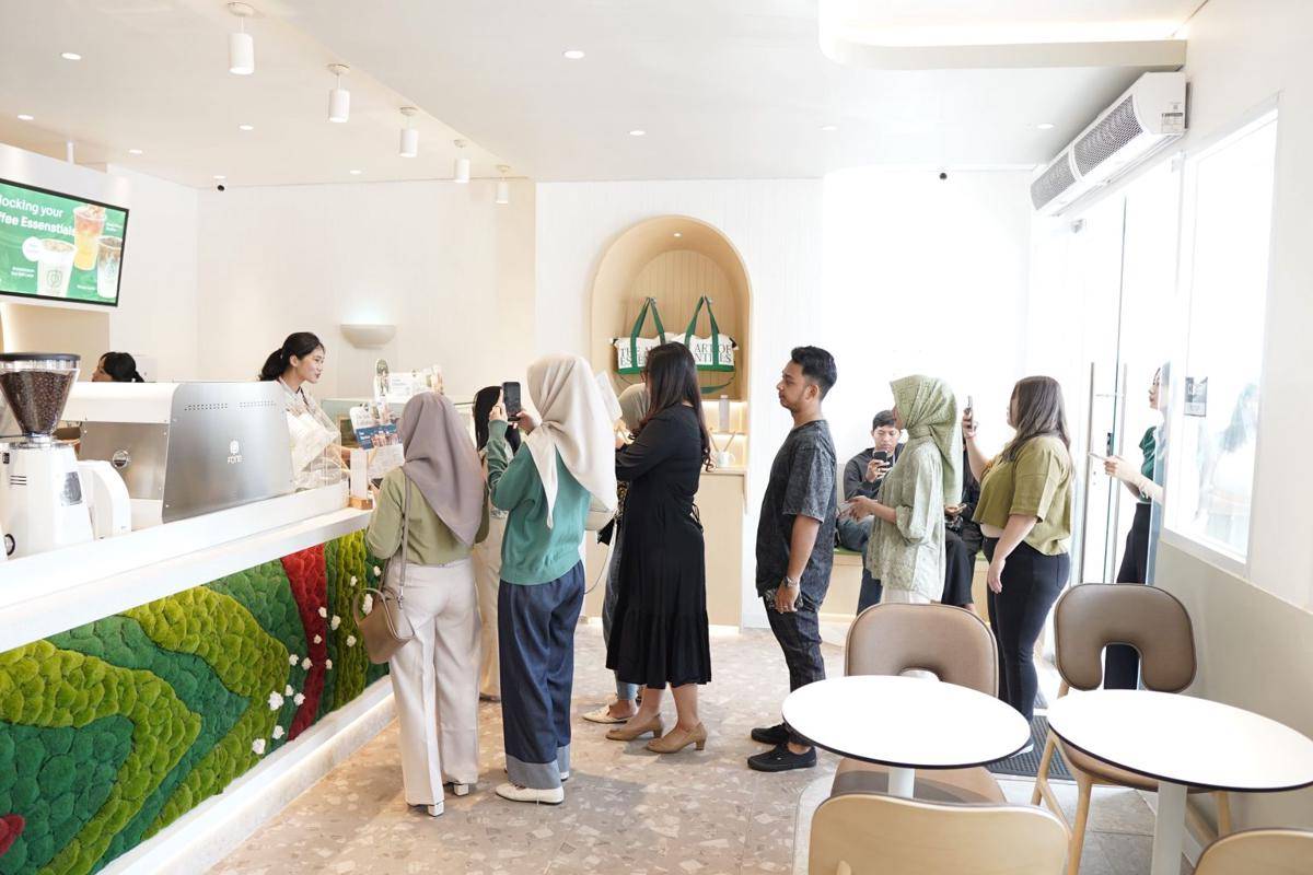 Potret suasana di salah satu gerai Fore Coffee