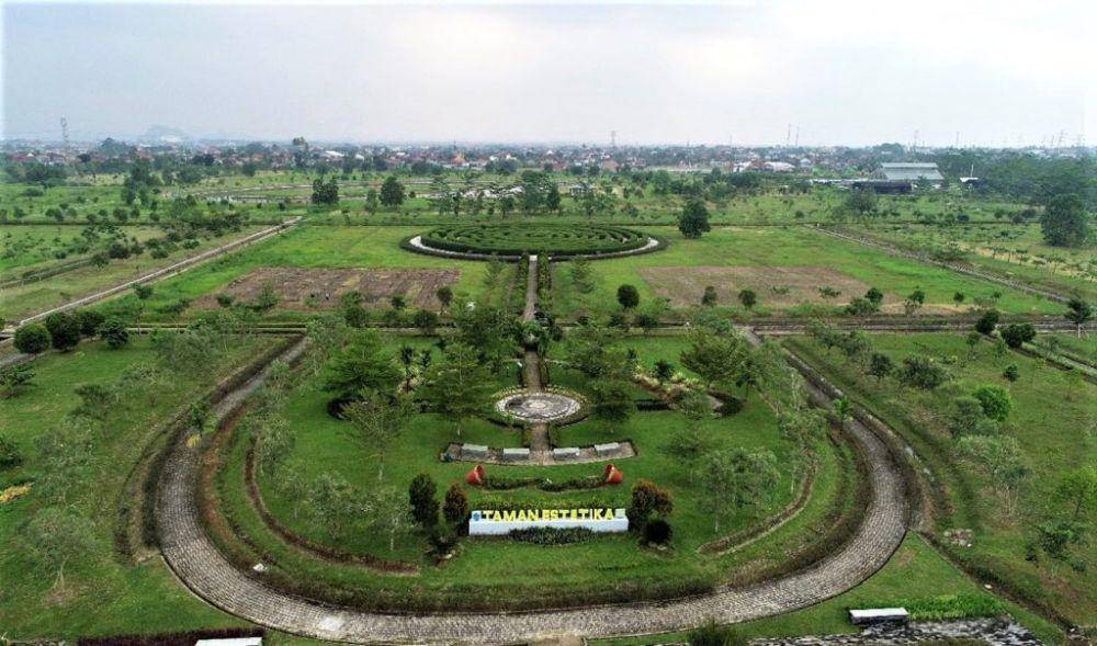 Kebun Raya Itera menambah dua labirin baru. Kini terdapat tiga labirin siap menjadi ikon baru kampus. (Dok. Itera).