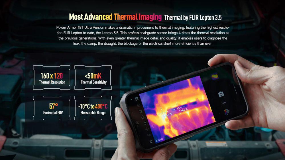 5 HP Rugged Ulefone untuk Teknisi Listrik, Punya Thermal Kamera