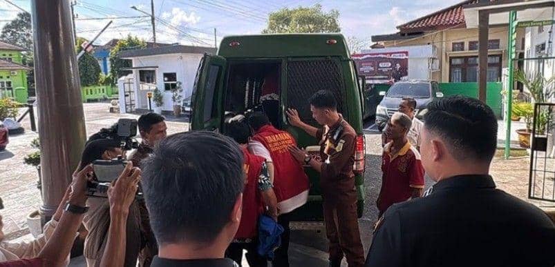 4 Pejabat Dispora OKI Tersangka Korupsi APBD. (Dok. Kejari OKI)