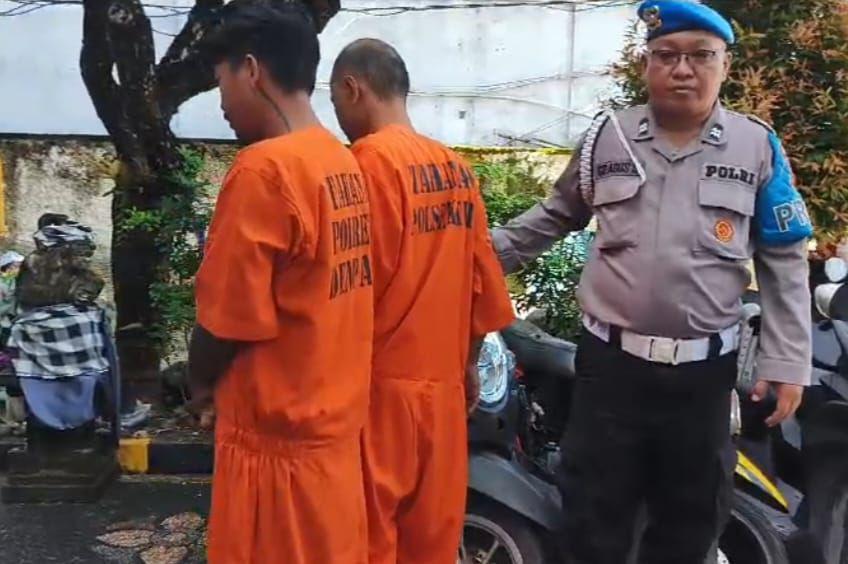 Pencuri Motor Tertangkap Polisi Patroli Saat Menuntun Motor Curian