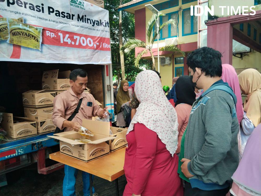 Ramai Isu Tak Sesuai Takaran, MinyaKita di Palembang Jual Bantalan