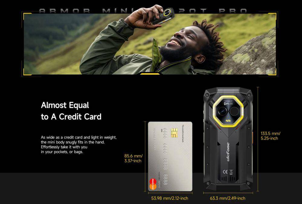 potret dimensi bodi Ulefone Armor Mini 20T Pro 5G (ulefone.com)