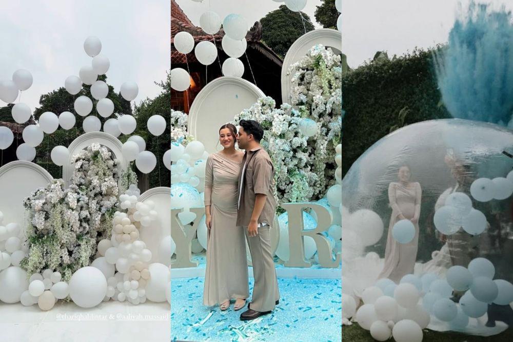 7 Ide Dekorasi Gender Reveal Anak Aaliyah Massaid, Konsepnya Unik!