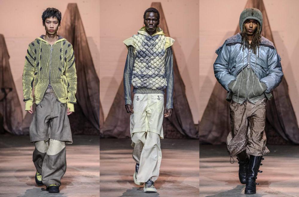 11 Koleksi Charlie Constantinou di London Fashion Week FW25, Gorpcore!