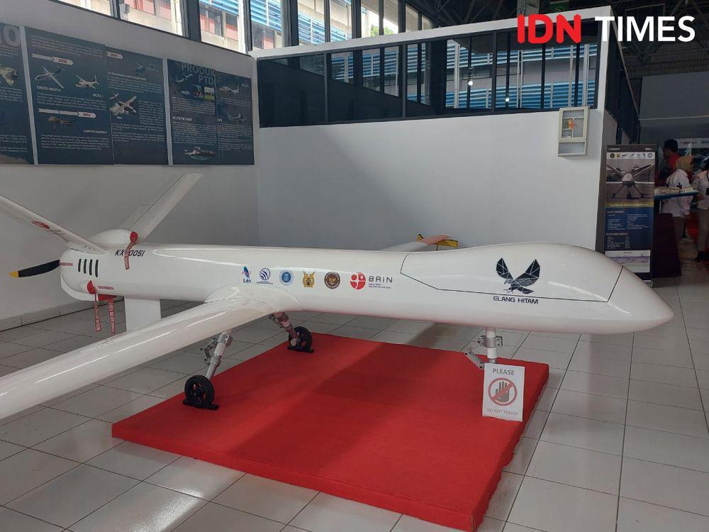 PT DI Uji Kemampuan Drone MALE Elang Hitam Bulan Depan