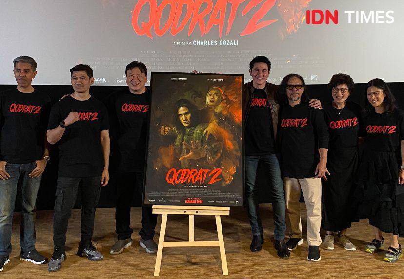 press conference peluncuran film Qodrat 2 di Plaza Senayan, Jakarta, Kamis (27/2/2025) (dok. IDN Times/Rani Asnurida)