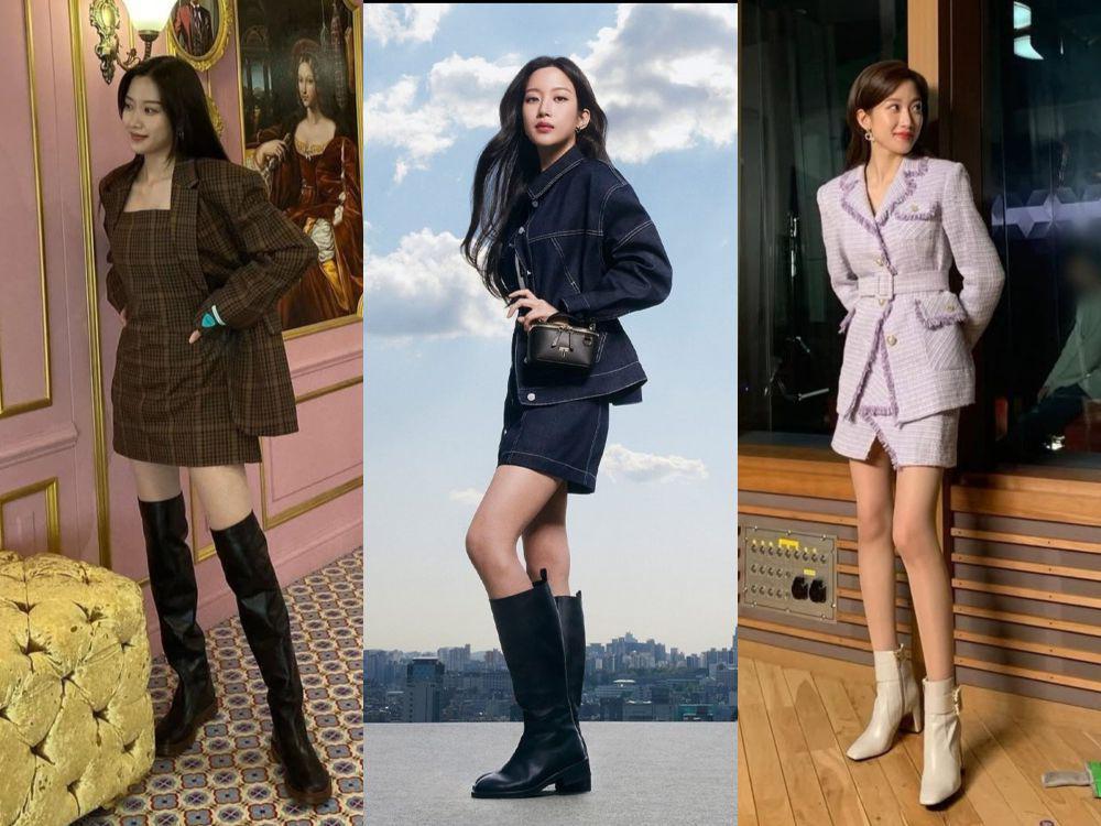 8 Padu Padan Sepatu Boots ala Moon Ga Young, Cast My Dearest Nemesis