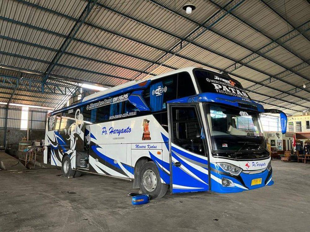 Ilustrasi Bus Haryanto (Luthfi Anshori/detikOto)
