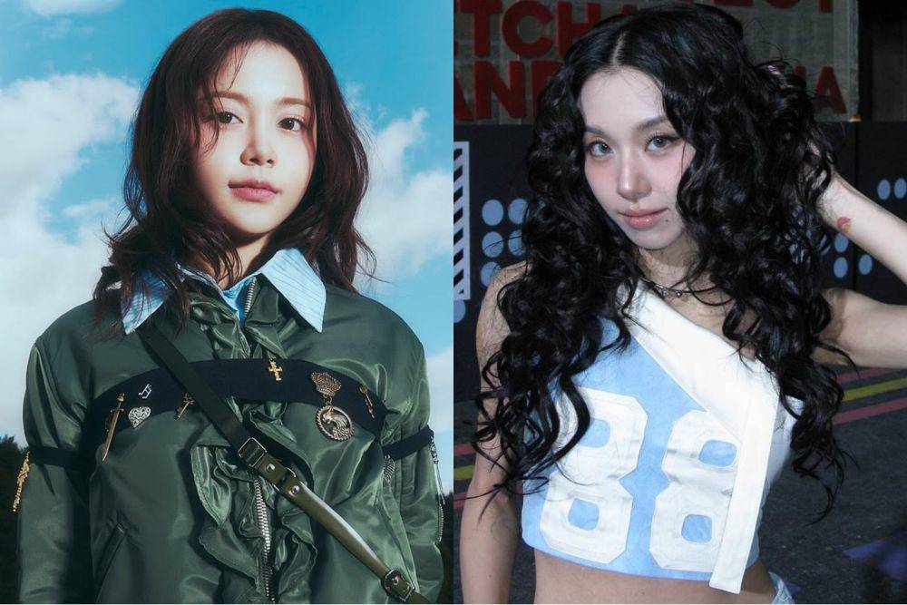 Carmen Hearts2Hearts dan Chaeyoung TWICE (instagram.com/hearts2hearts | instagram.com/chaeyo.0)