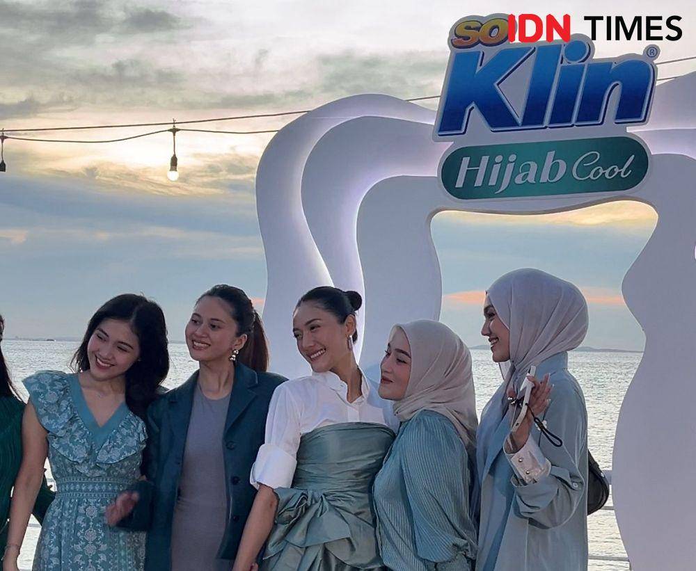 Peluncuran SoKlin Liquid dan SoKlin Rapika Hijab Cool sekaligus kegiatan SoKlin Hijab Cool Race #StayCoolRaceOn pada 24-26 Februari 2025 di Bintan, Kepulauan Riau (IDN Times/Nisa Zarawaki)