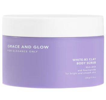 Grace and Glow White-B3 Clay Body Scrub (sociolla.com)