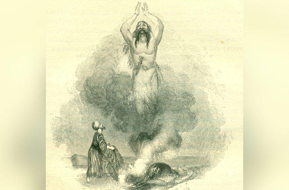ilustrasi Kisah Nelayan dan Jin dari Seribu Satu Malam (commons.wikimedia.org/William Harvey)