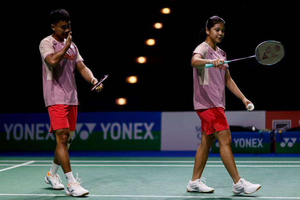 Jafar Hidayatullah/Felisha Alberta Nathaniel Pasaribu memetik kemenangan di 16 besar German Open 2025 (dok. PBSI/Badmintonphoto/Yang Shaochen)