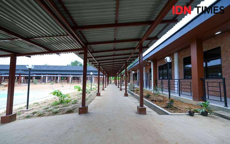 Gedung SDN 020 Sepaku yang baru di bangunan dan resmi dioperasikan. Foto Humas OIKN (IDN Times/Ervan)