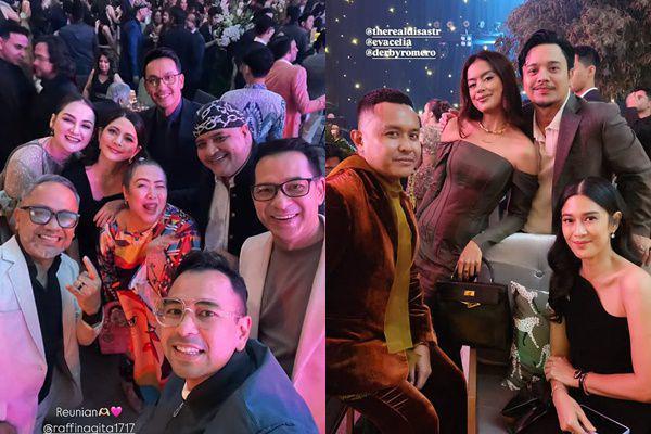 Potret Tamu Artis Hadiri Anniversary ke-25 Manoj Punjabi dan Istri