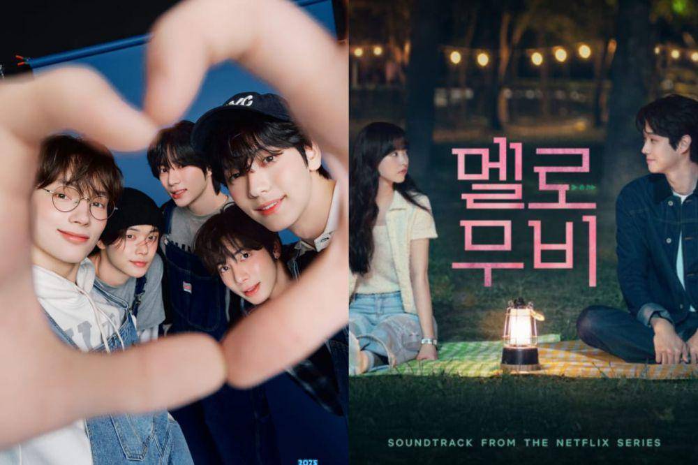 TXT dan poster OST Drakor Melo Movie (x.com/TXT_bighit | youtube.com/TOMORROW X TOGETHER)