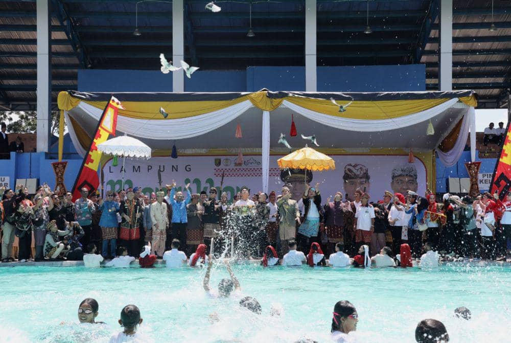Sambut Ramadan 2025, Masyarakat Adat Lampung Gelar Tradisi Blangikhan