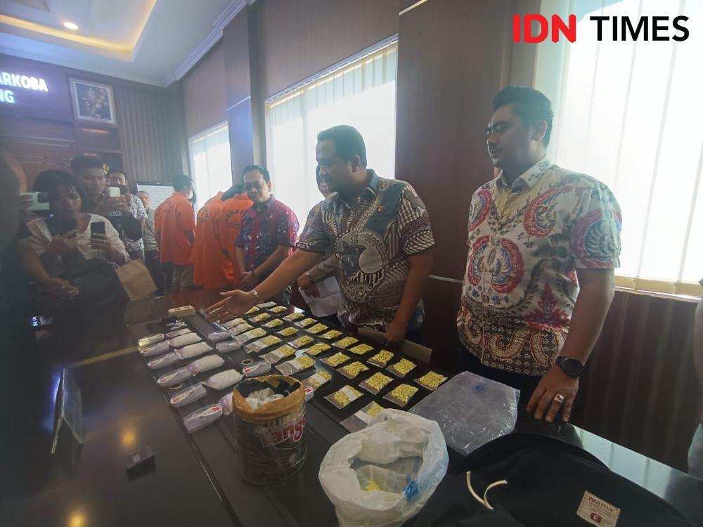 Polisi Gerebek Gudang Narkoba di Bandar Lampung, Sita Sabu dan Ekstasi