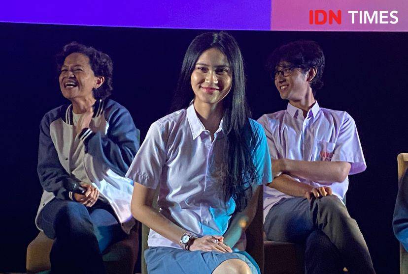 press conference film Rangga & Cinta, the Rebirth of Ada Apa Dengan Cinta? (AADC) di Plaza Senayan, Jakarta, Jumat (28/2/2025) (dok. IDN Times/Rani Asnurida)