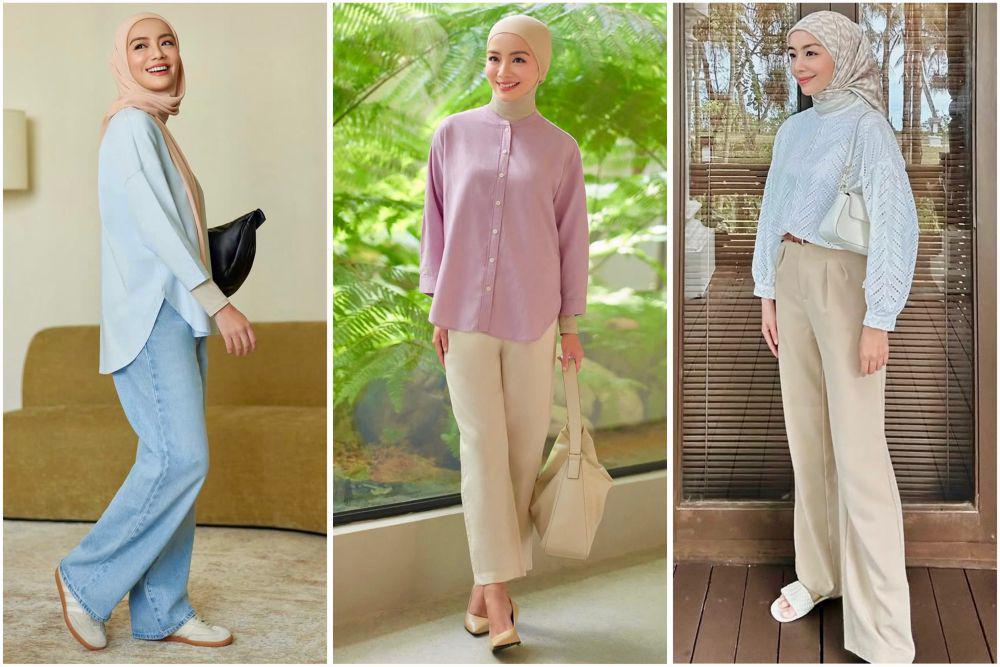 potret ide outfit casual hijab buat ngantor ala Mira Filzah (instagram.com/mfmirafilzah)