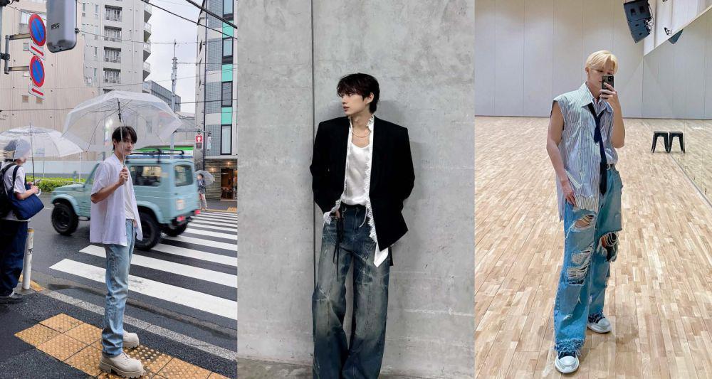 10 Ide Outfit Celana Jeans ala Jun SEVENTEEN, Simpel tapi Stylish!