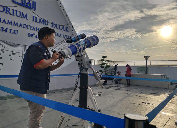 Pantauan Hilal Kota Medan, OIF UMSU: Ketinggian Belum Mencukupi