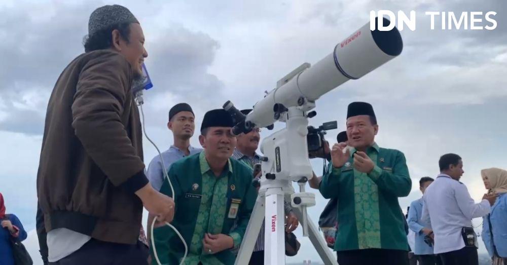 Pantauan Hilal di Palembang Tertutup Awan dan Hujan