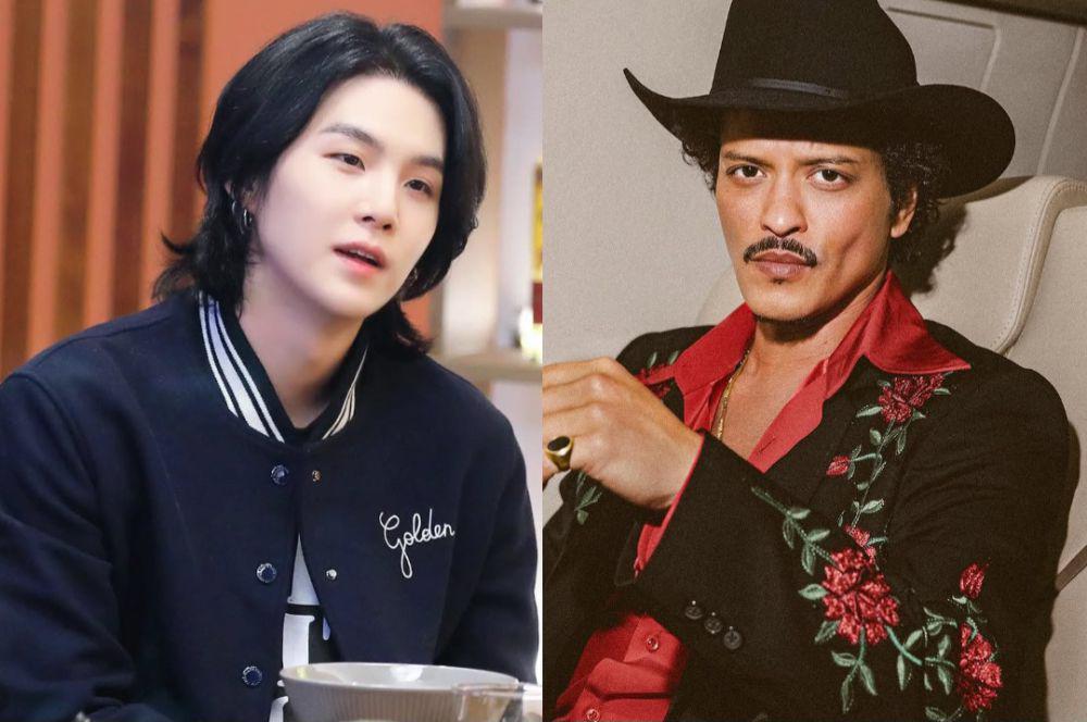 7 Idol KPop Cowok yang Mengidolakan Bruno Mars, Ada SUGA BTS