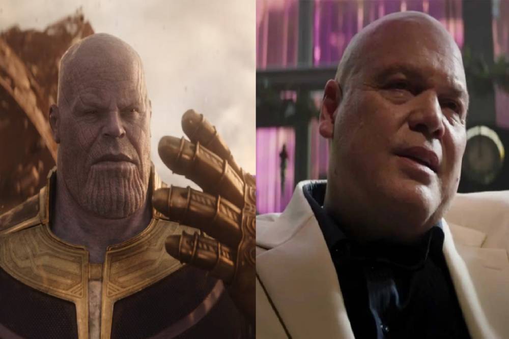 Thanos dan Kingpin (dok. Marvel Studios/Avengers: Infinity War | dok. Netflix/Marvel's Daredevil)