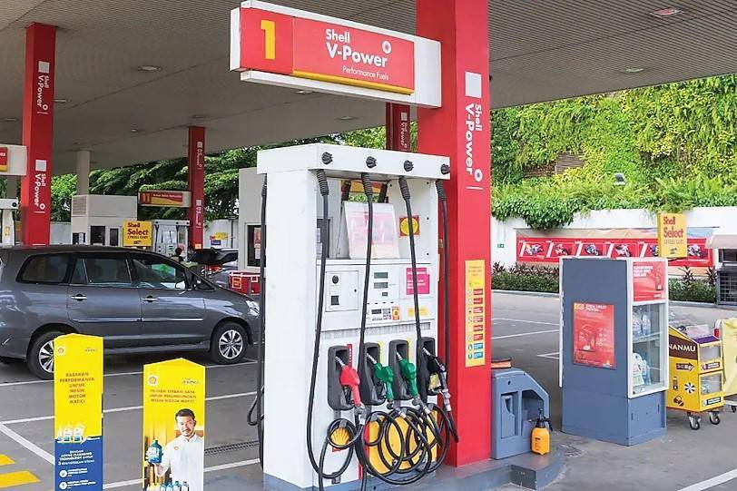 Ilustrasi SPBU Shell Indonesia