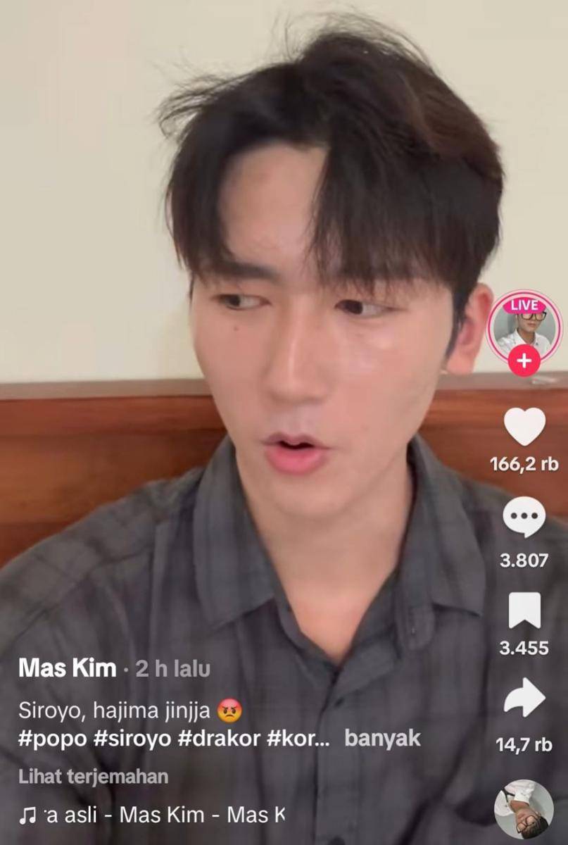 Di balik meme 'Abah Popo Siroyo' (TikTok/Mas Kim)