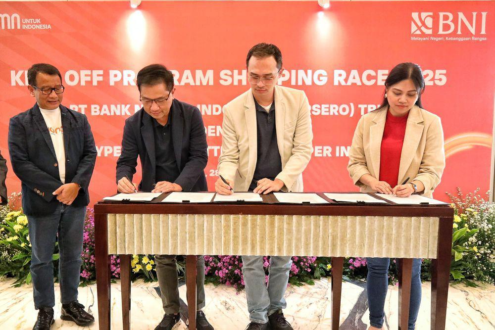 BNI Jalin Kerja Sama dengan 3 Supermarket Gelar Shopping Race 2025