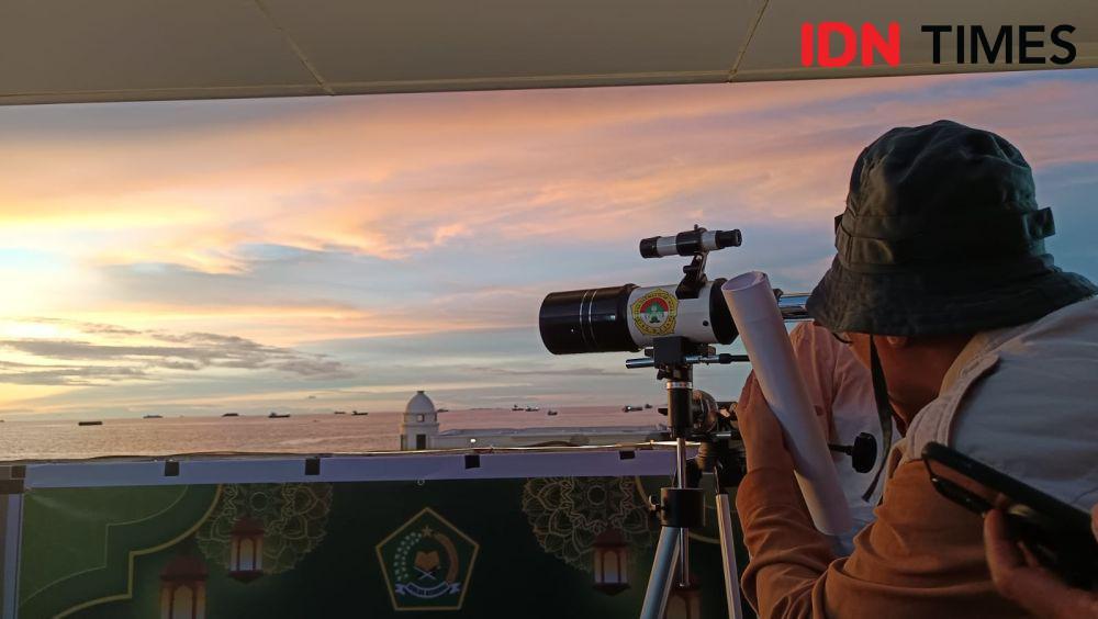 Penentuan 1 Ramadan 1446 H di Makassar, Hilal Tidak Terlihat