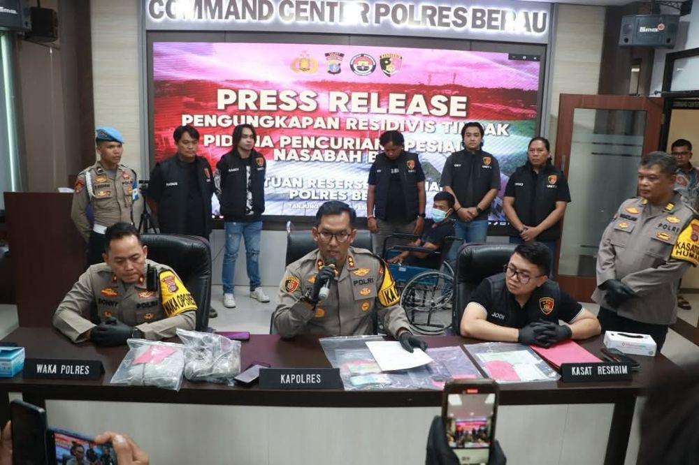 Polres Berau Ungkap 24 Kasus Narkotika dengan 26 Tersangka Kasusnya