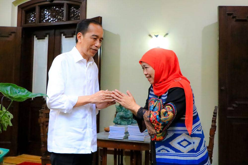 Usai Retreat di Magelang, Khofifah Sowan ke Rumah Jokowi