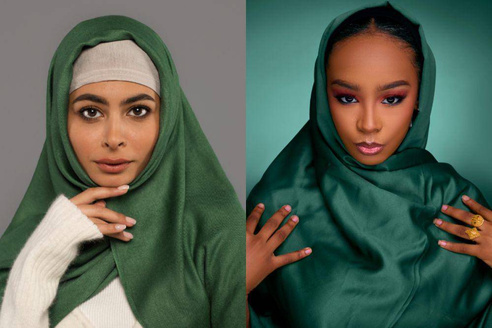 potret perempuan berhijab (Freepik.com/Freepik | Pexels.com/Al Ameen Saddiq)