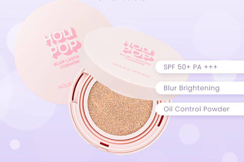 Holika Holika - Holi Pop Blur Lasting Cushion (holikaholika.co.id)