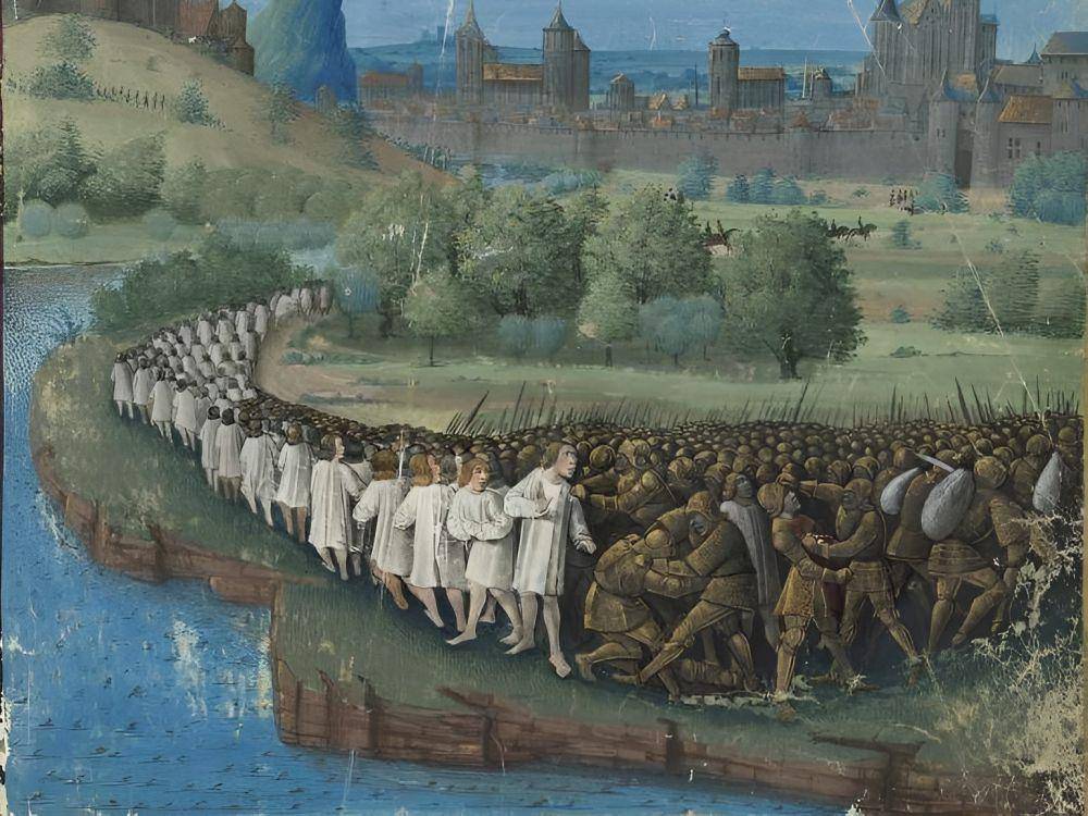 Ilustrasi gambaran Perang Salib (commons.wikimedia.org/Crusade of the Poor)