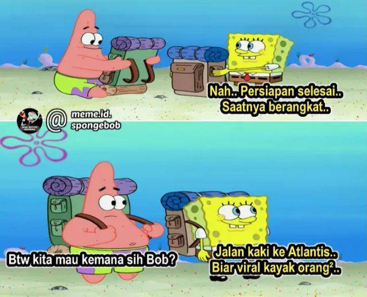 meme berita viral (instagram.com/meme.id.spongebob)